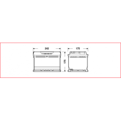 Bateria Tudor TA612 - 61 AH