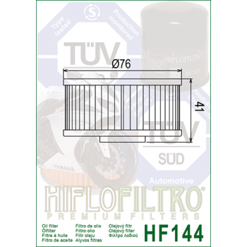 Filtro Hiflofiltro HF144