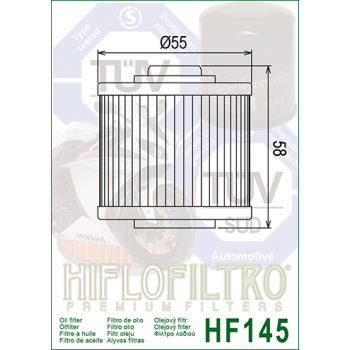 Filtro Hiflofiltro HF145