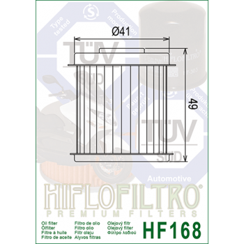 Filtro Hiflofiltro HF168