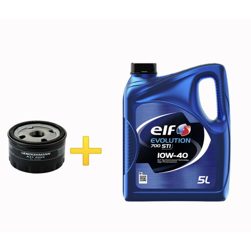 Pack Elf Evolution 700 STI 10w40 - 5L con filtro w75-3