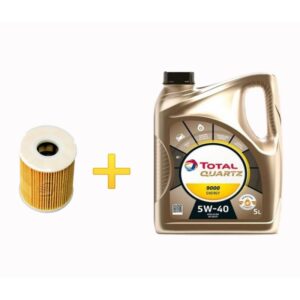 Pack Total Quartz 9000 Energy 5w40 - 5L y filtro hu711-51x